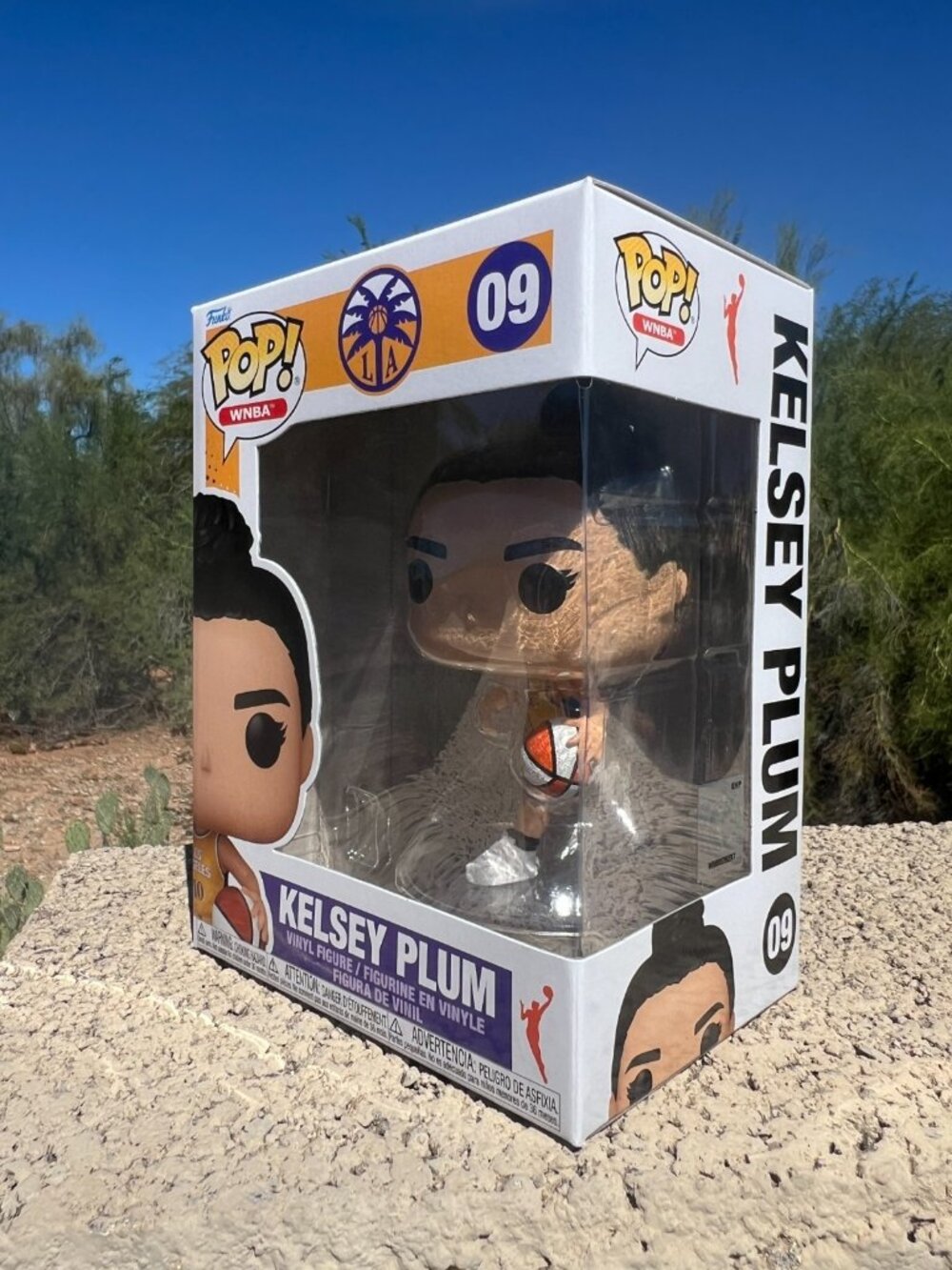 Funko Pop WNBA - LA - Kelsey Plum (#09, NEW)
